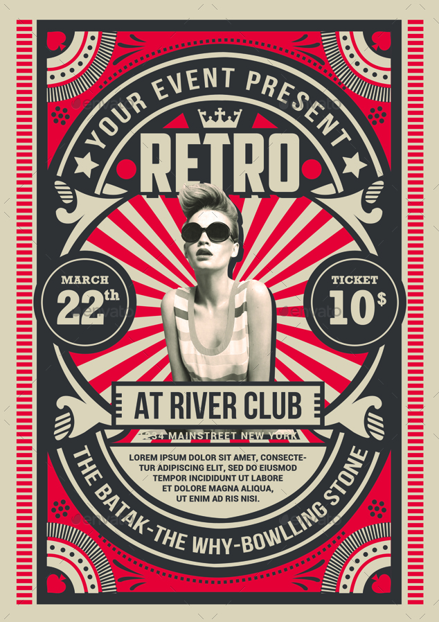  Retro  Music  Show  Flyer by MuhamadIqbalhidayat2 GraphicRiver